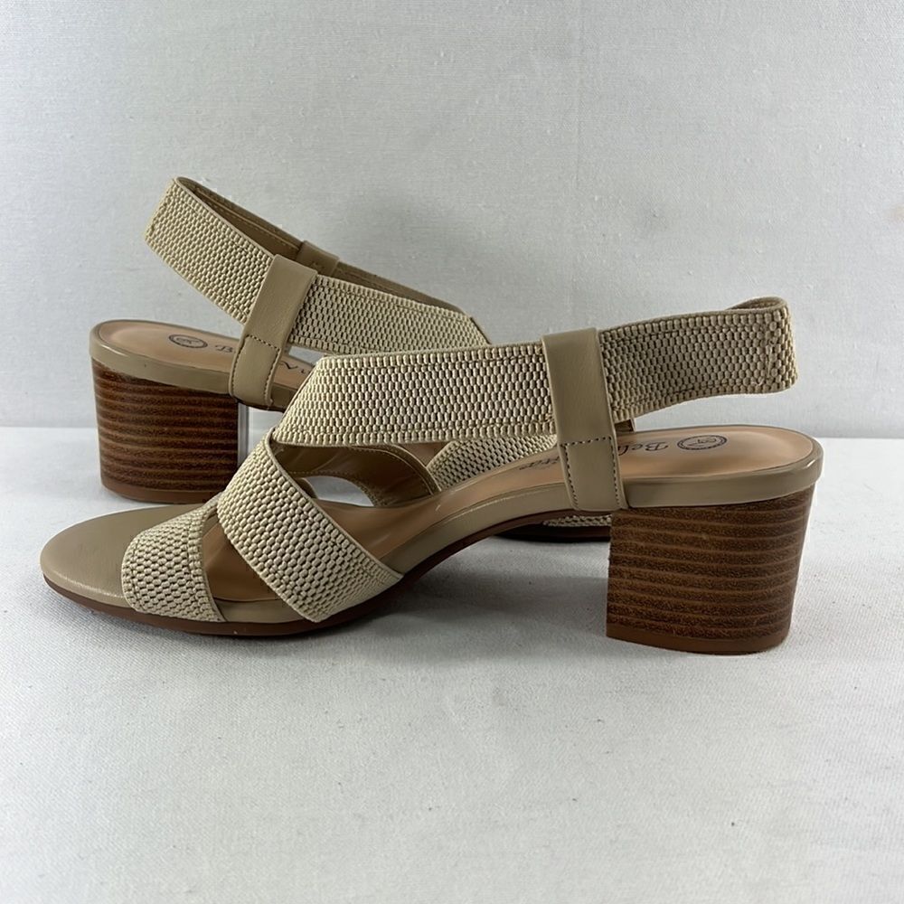 Bella Vita Jodi Stretch Sandals Natural size 10 M - Picture 3 of 8
